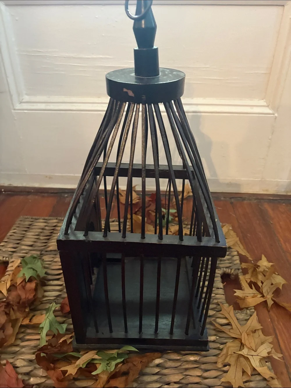 Vintage Wooden Birdcage unbranded